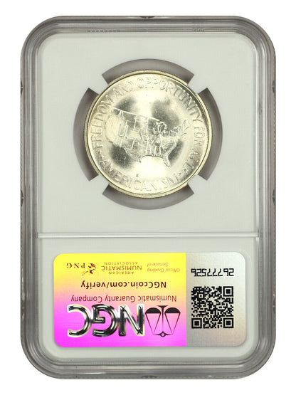 1951-S 50C Washington-Carver NGC MS66 - Classic Silver Commemorative