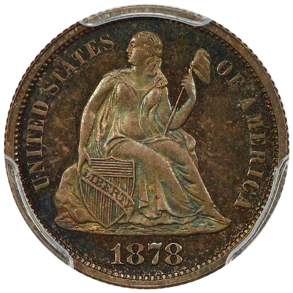 1878 10C PCGS PR66 ex: D.L. Hansen