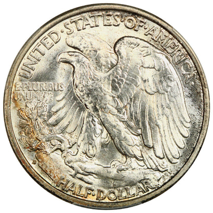 1936-D 50C PCGS MS65