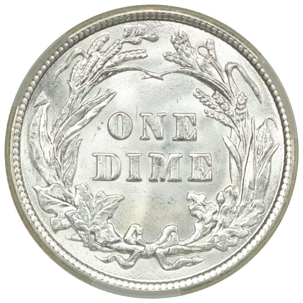 1911 10C CACG MS67 ex: D.L. Hansen - Barber Dime