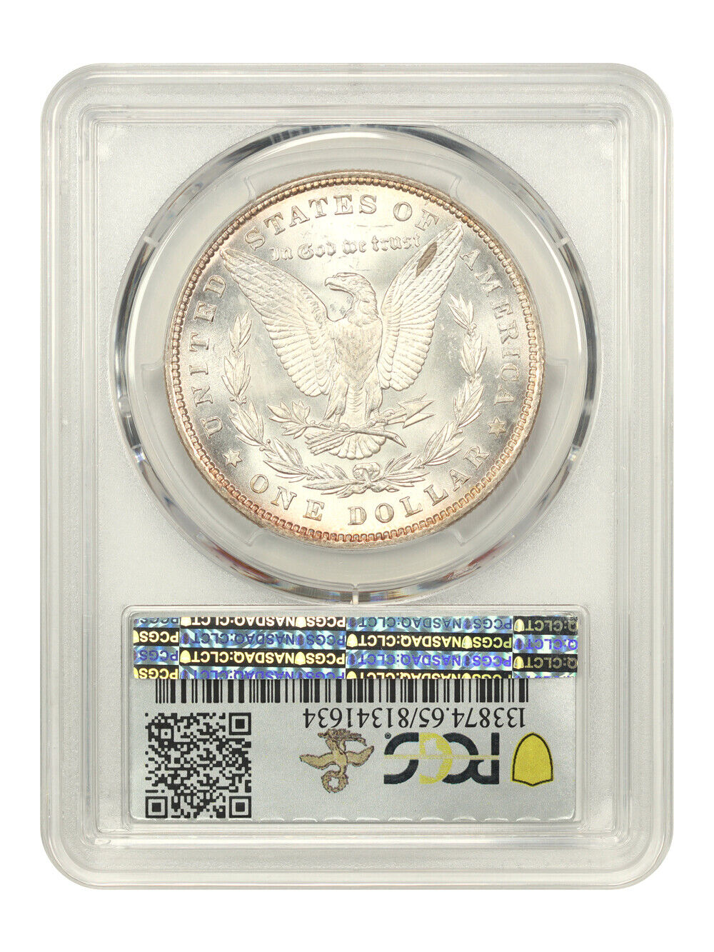 1880 $1 PCGS MS65 (VAM-9, 8/7 Stem) ex: D.L. Hansen