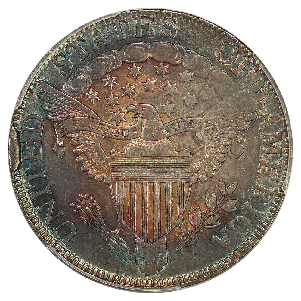 1806 50C PCGS MS62 (6 over Inverted 6) ex: D.L. Hansen