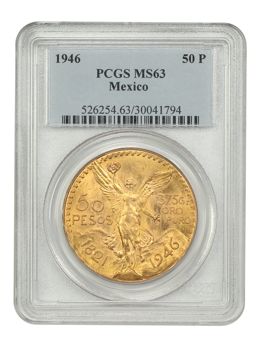 Mexico: 1946 Gold 50 Peso PCGS MS63 (KM-481) - Other