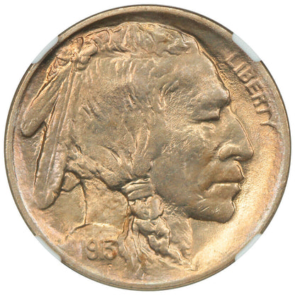 1913 5C Type 1 NGC MS66 - Buffalo Nickel - Popular One Year Type Coin