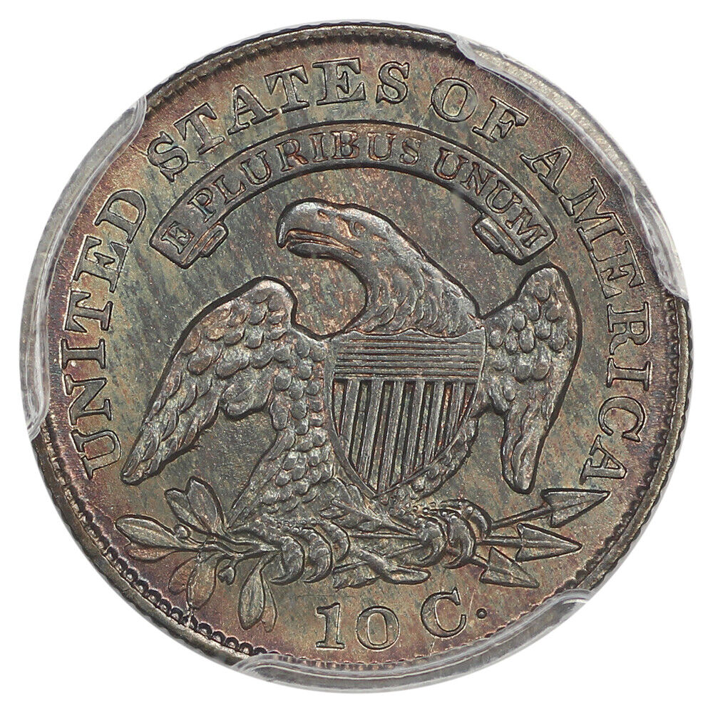 1830 10C PCGS MS62. (JR-2, Sm 10C) ex: D.L. Hansen