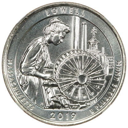 2019-D 25C Lowell NP NGC DPL68 - Type 1 - Clad