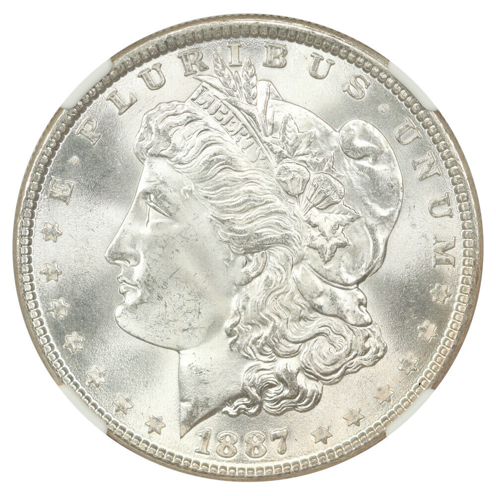 1887 $1 NGC MS66+ - Morgan Dollar