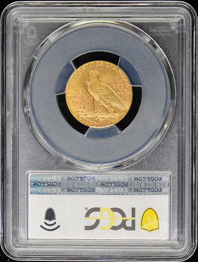 1915 $5 Indian Head PCGS MS64