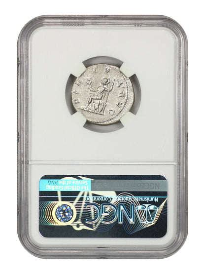 Ancient Roman: Philip I (AD 244-249) AR Double-Denarius NGC AU