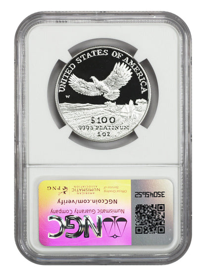 2000-W $100 Statue of Liberty NGC PR70DCAM - $100 Platinum Eagles