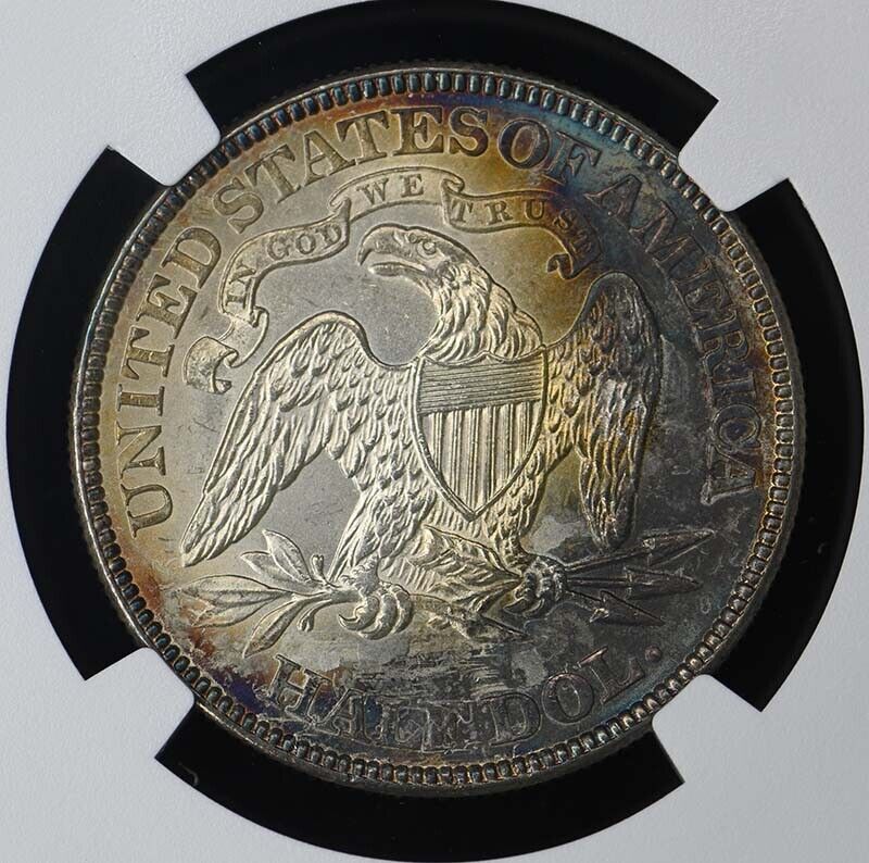 1875 Seated Liberty Half Dollar - Motto 50C NGC MS65