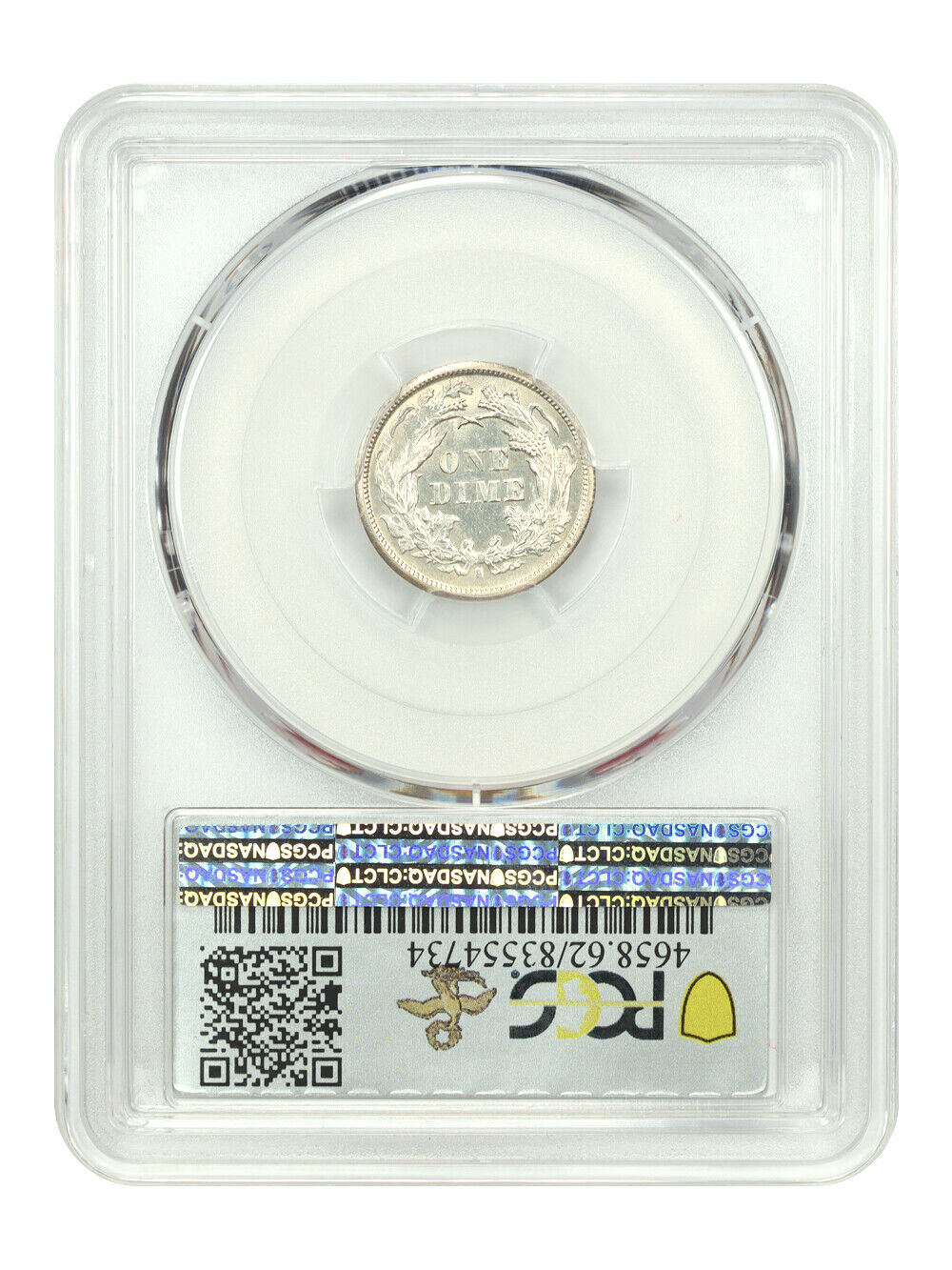 1872-S 10C PCGS MS62 ex: D.L. Hansen