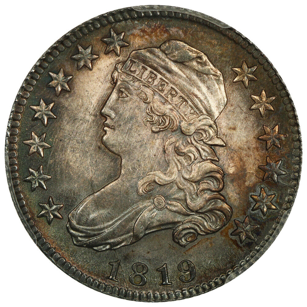 1819 25C PCGS/CAC MS64+ (Small 9)