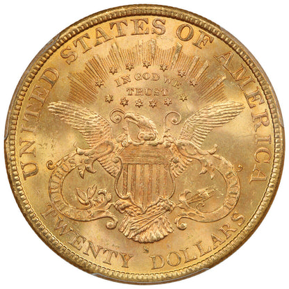 1895-S $20 PCGS MS64 - Liberty Head $20