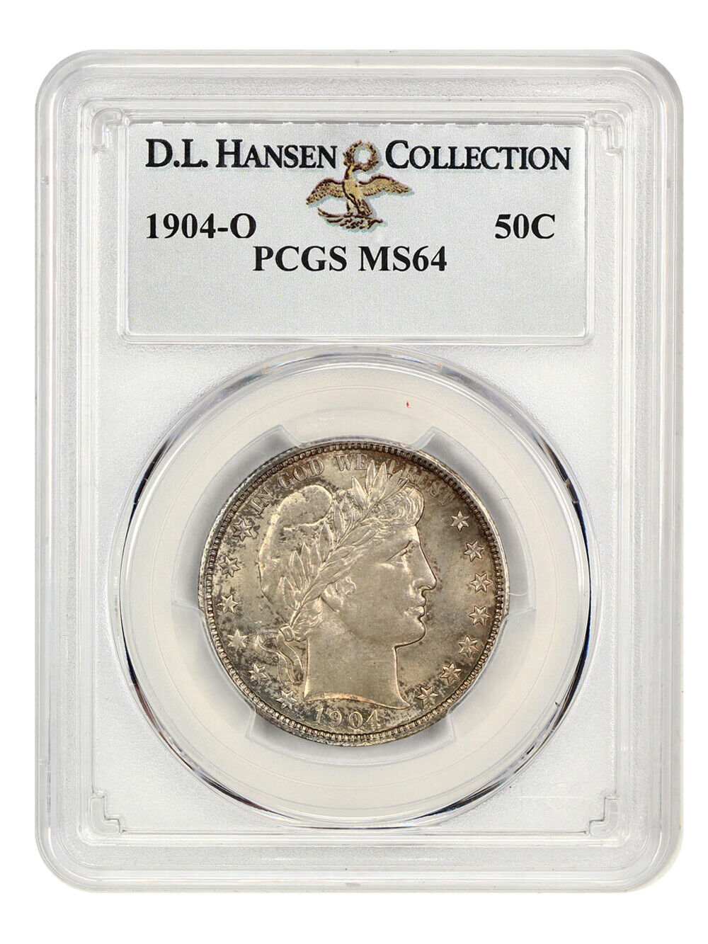 1904-O 50c PCGS MS64 ex: D.L. Hansen