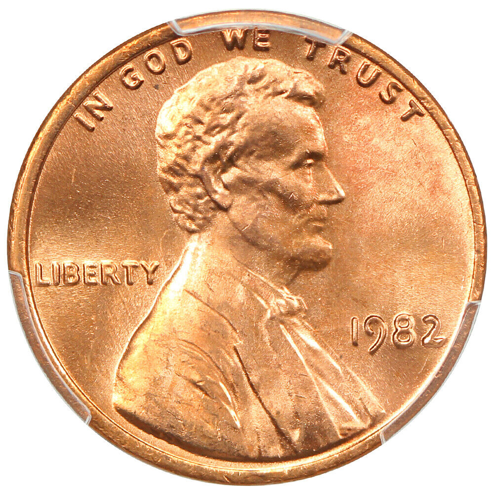 1982 1C PCGS MS67RD (Bronze, Large Date) - Lincoln Cent (Modern)