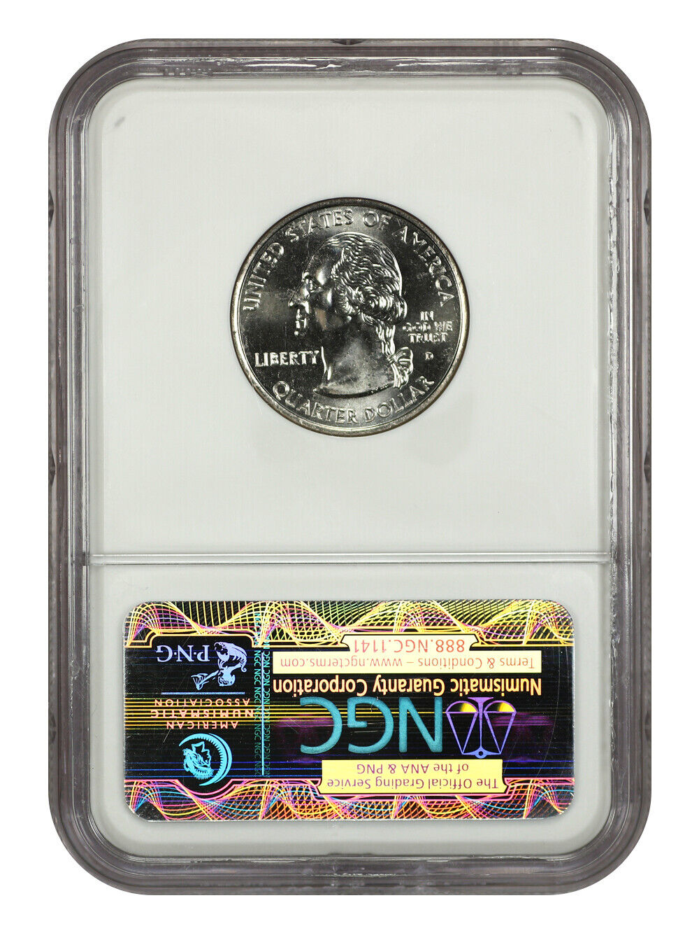 2005-D 25C California NGC MS67 - Washington 50 States Quarters