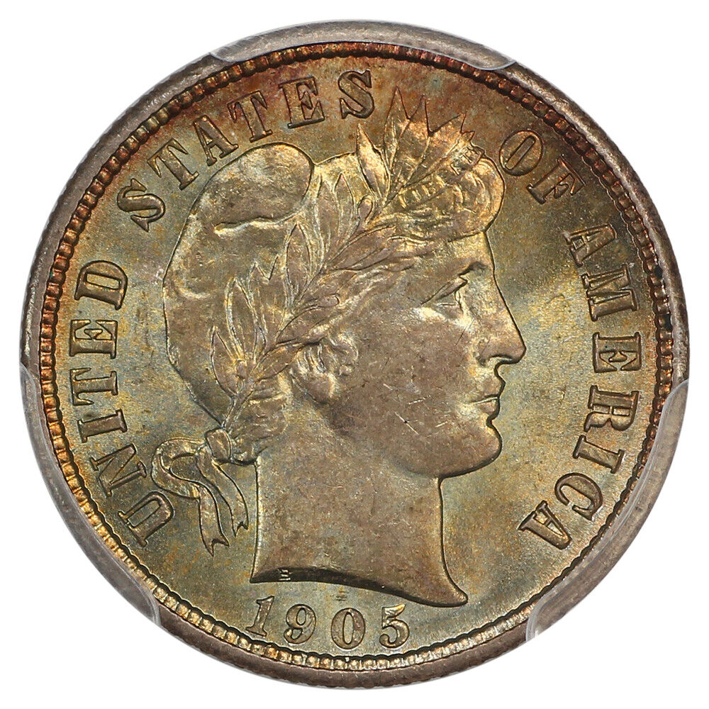 1905 10C PCGS MS66 ex: D.L. Hansen