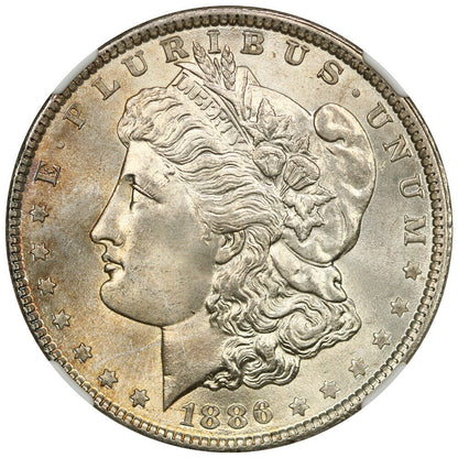 1886 $1 NGC MS67 - Morgan Dollar