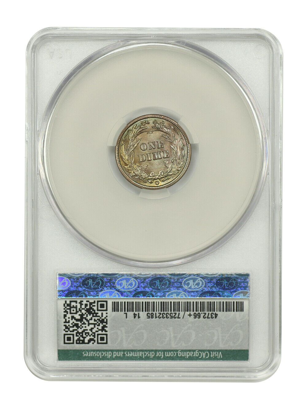 1905-O 10C CACG MS66+ ex: D.L. Hansen - Barber Dime