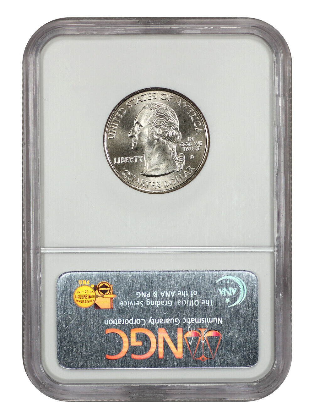 2005-D 25C Kansas NGC SP69 (Satin Finish) - Washington 50 States Quarters