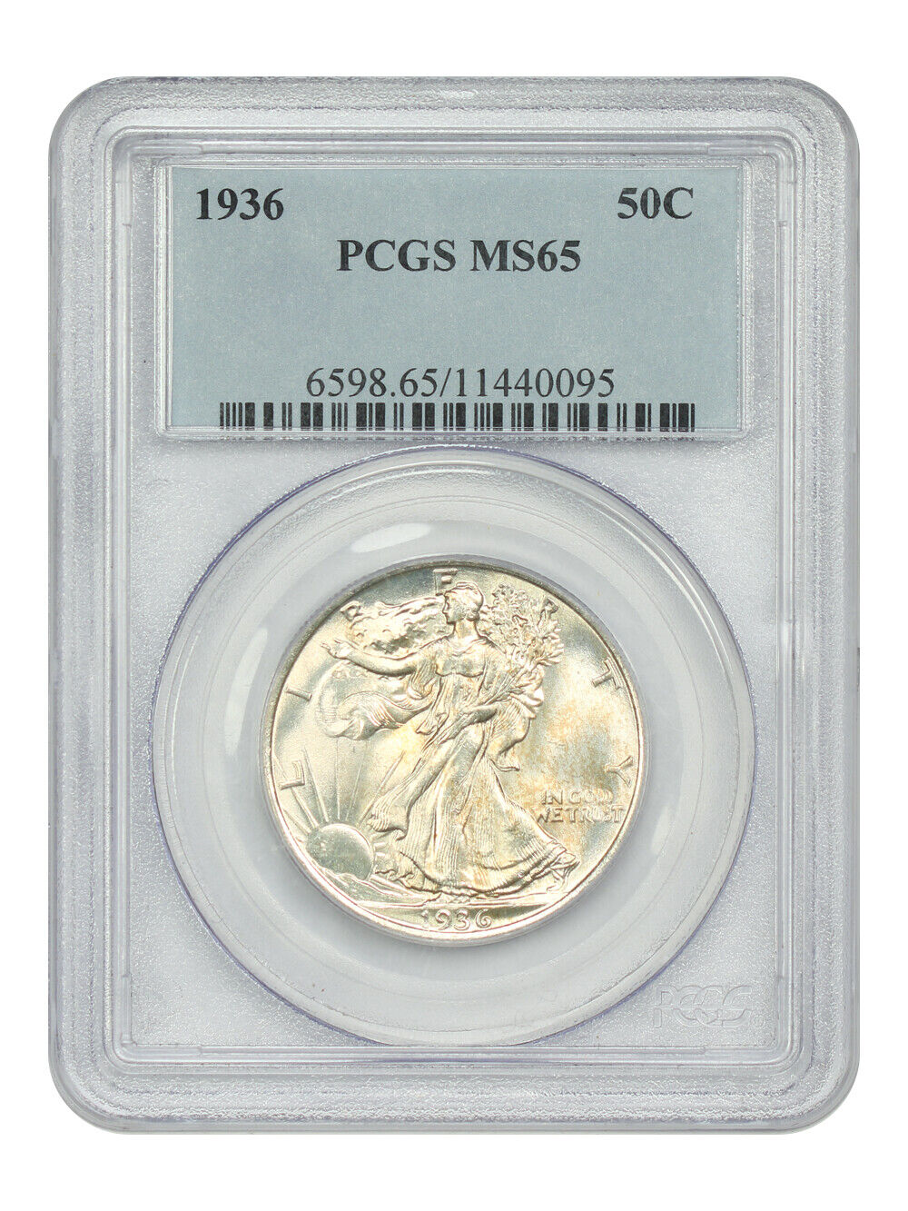 1936 50C PCGS MS65 - Walking Liberty Half Dollar