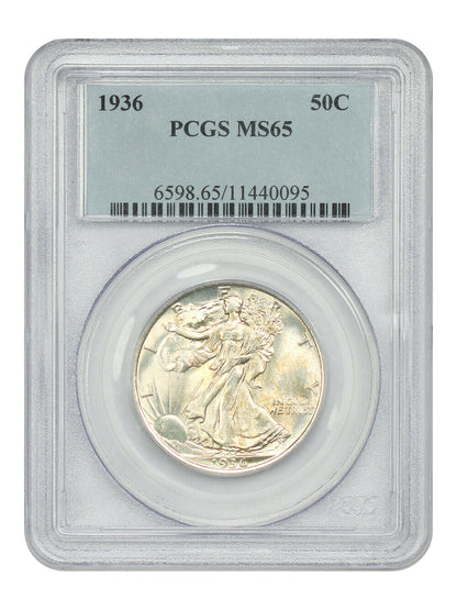 1936 50C PCGS MS65 - Walking Liberty Half Dollar