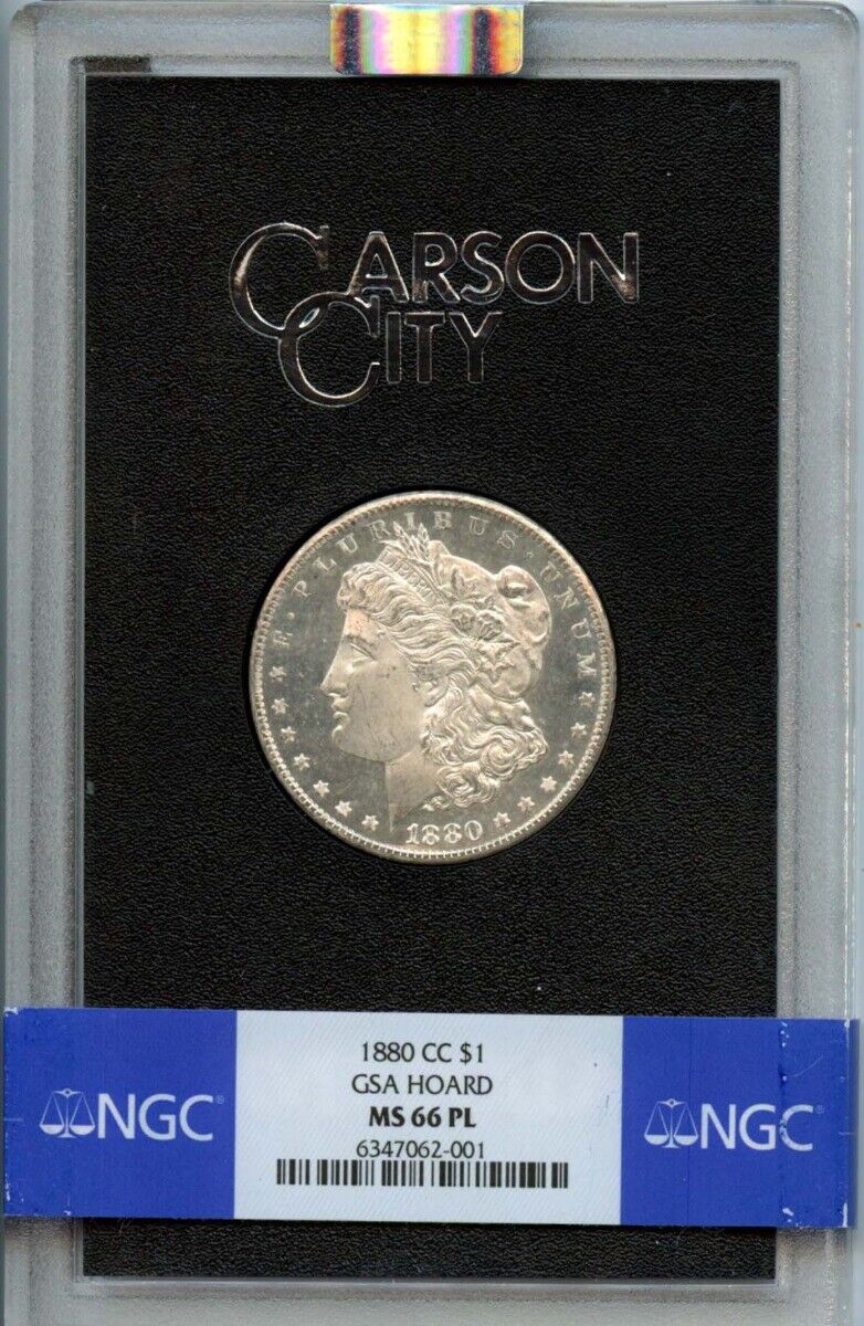 1880-CC Morgan Dollar GSA HOARD S$1 NGC MS66PL