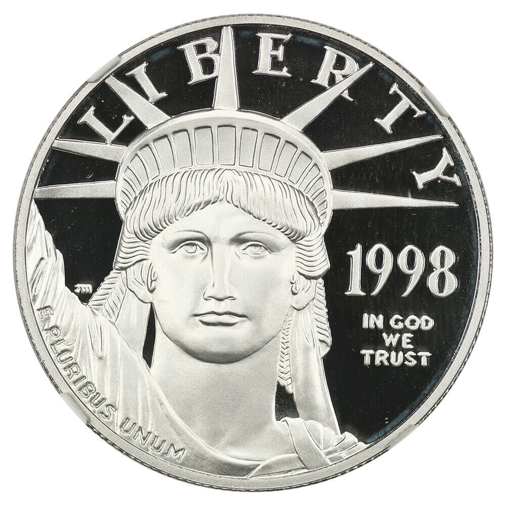 1998-W Platinum Eagle $100 NGC Proof 70 UCAM