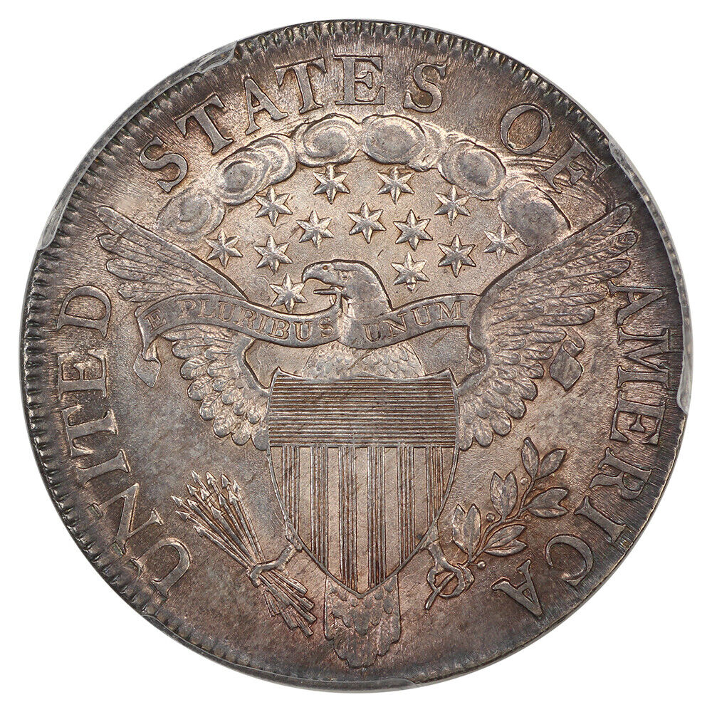 1807 50C PCGS MS63 (Draped, Overton-102) ex: D.L. Hansen