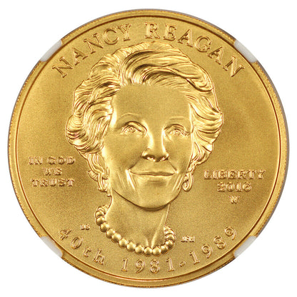 2016-W $10 Nancy Reagan NGC MS70