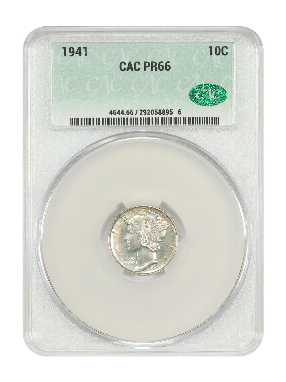 1941 10C CACG PR66 - Mercury Dime