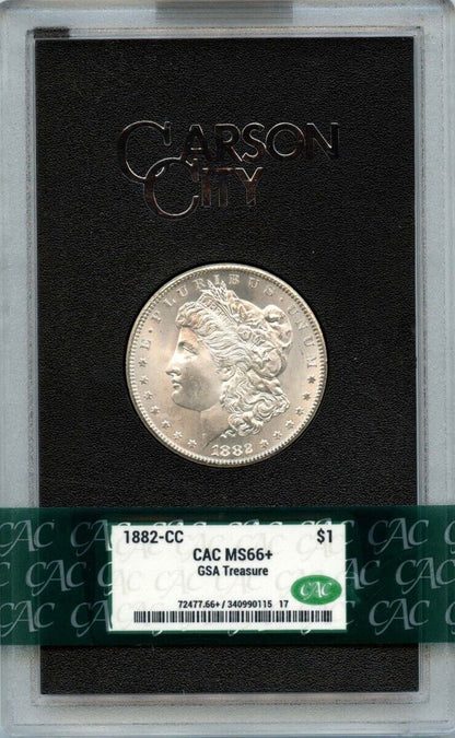 1882-CC $1 Morgan Dollar GSA Hoard CACG MS66+ CAC