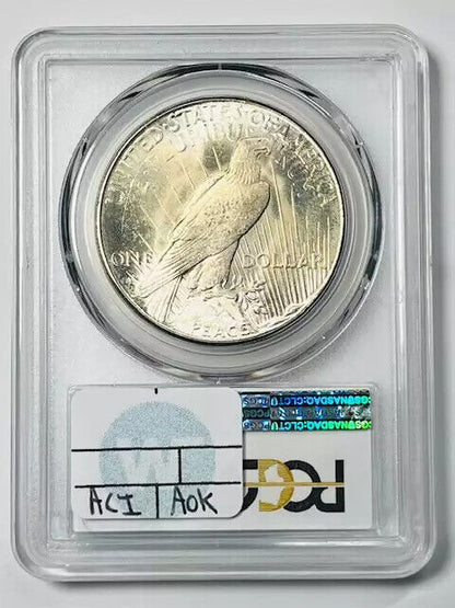 1925 S Peace Dollar PCGS MS-63