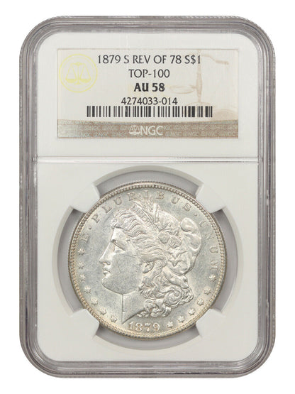 1879-S $1 NGC AU58 (Reverse of 1878)