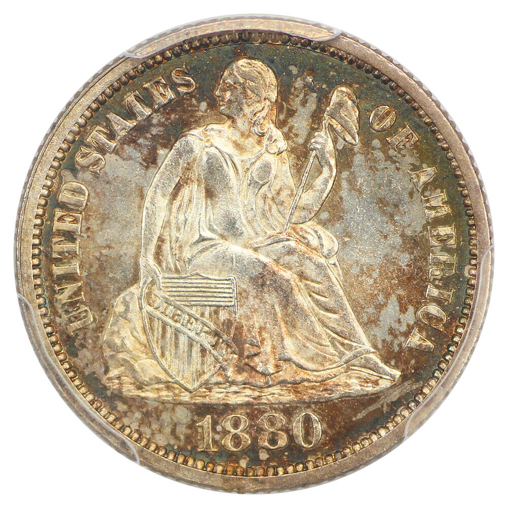 1880 10C PCGS MS66 ex: D.L. Hansen