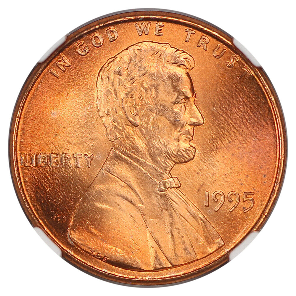 1995 1C NGC MS68RD (Doubled Die Obverse) - Lincoln Cent (Modern)