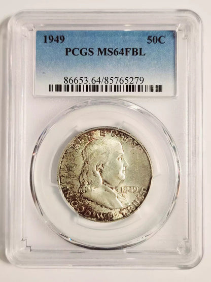 1949 P Franklin Half Dollar PCGS MS-64 FBL