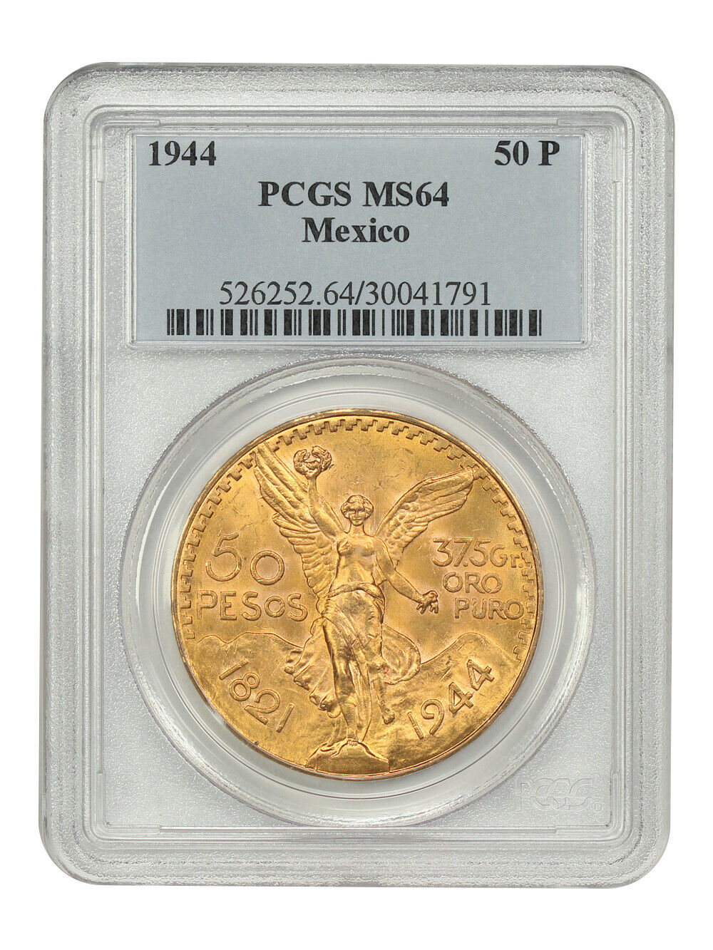 Mexico: 1944 Gold 50 Peso PCGS MS64 (KM-481) - Other