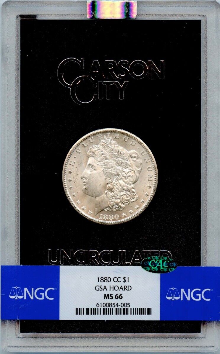 1880-CC Morgan Dollar NGC MS66 GSA HOARD S$1(CAC)