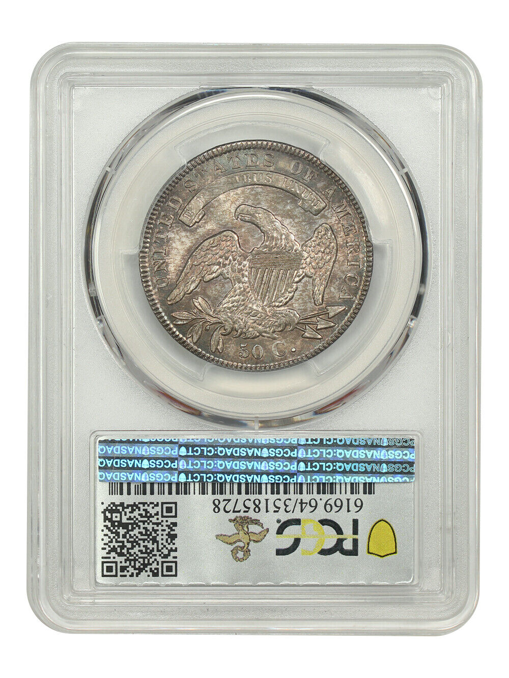 1836 50C PCGS MS64 (Lettered Edge) ex: D.L. Hansen