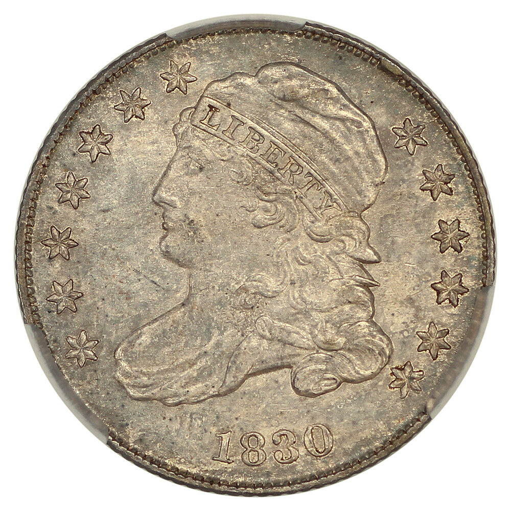 1830/29 10C CACG MS63 (JR-5, FS-301) ex: D.L. Hansen - Capped Bust Dime