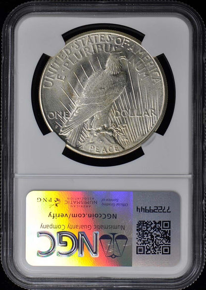 1922-S Peace Dollar S$1 NGC MS66