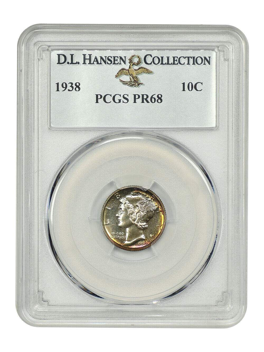 1938 10C PCGS PR68 ex: D.L. Hansen