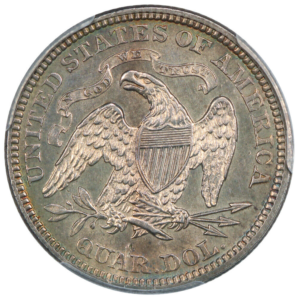 1873 25C PCGS MS61 (Closed 3) ex: D.L. Hansen