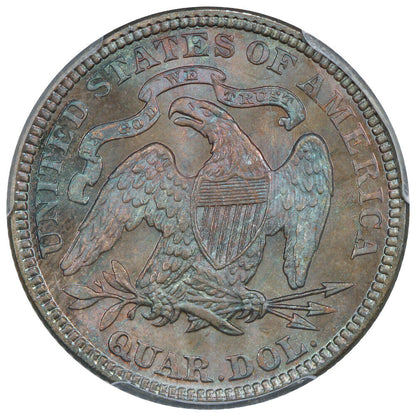 1890 25C PCGS MS67+ ex: D.L. Hansen