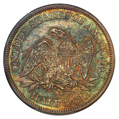 1852-O 50C PCGS MS63 ex: D.L. Hansen