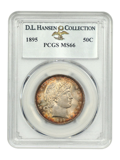 1895 50C PCGS MS66 ex: D.L. Hansen