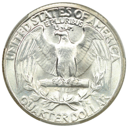 1934 25C CACG MS67 (Medium Motto) ex: D.L. Hansen - Washington Quarter