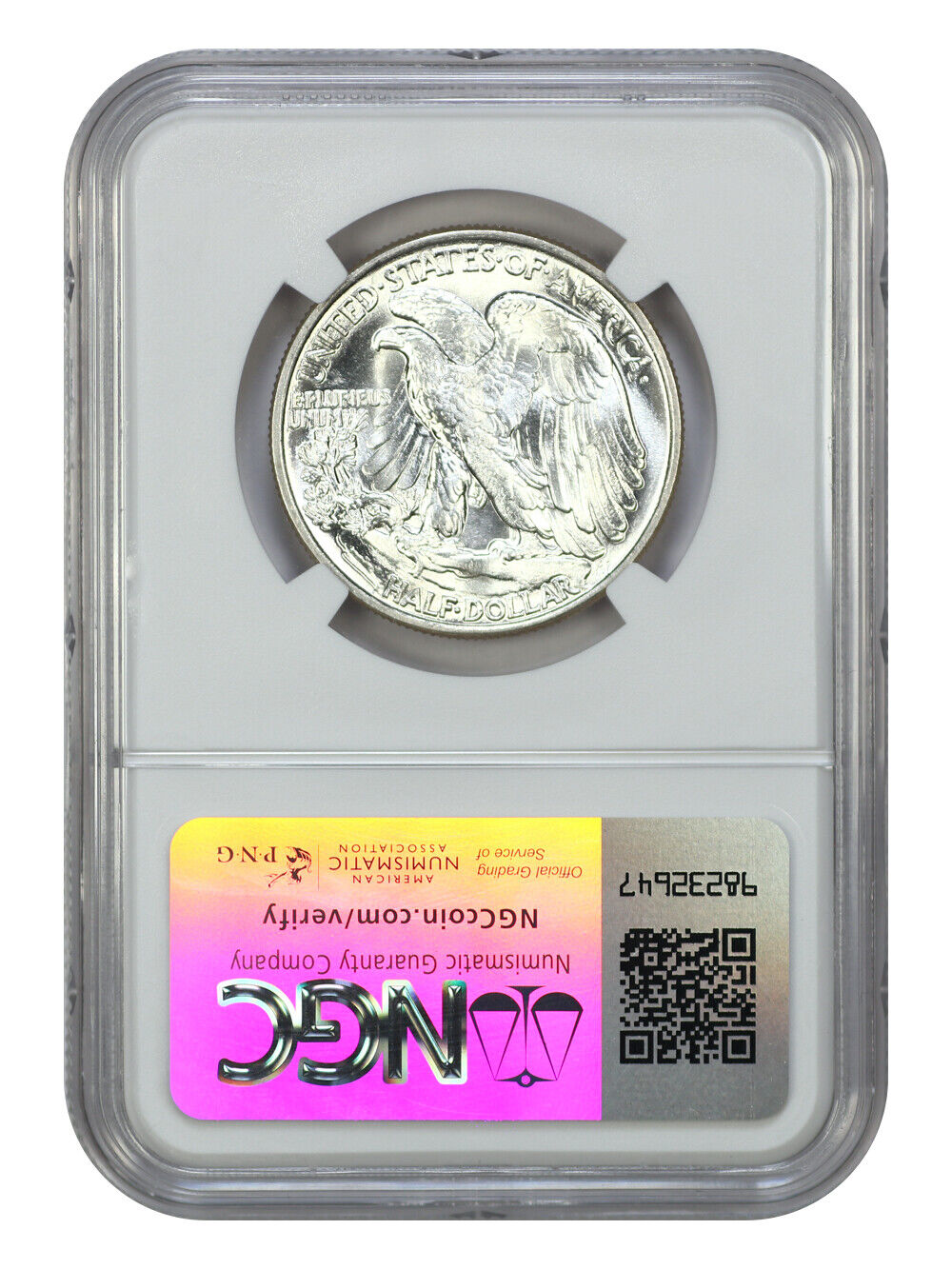 1943 50C NGC MS67 - Walking Liberty Half Dollar